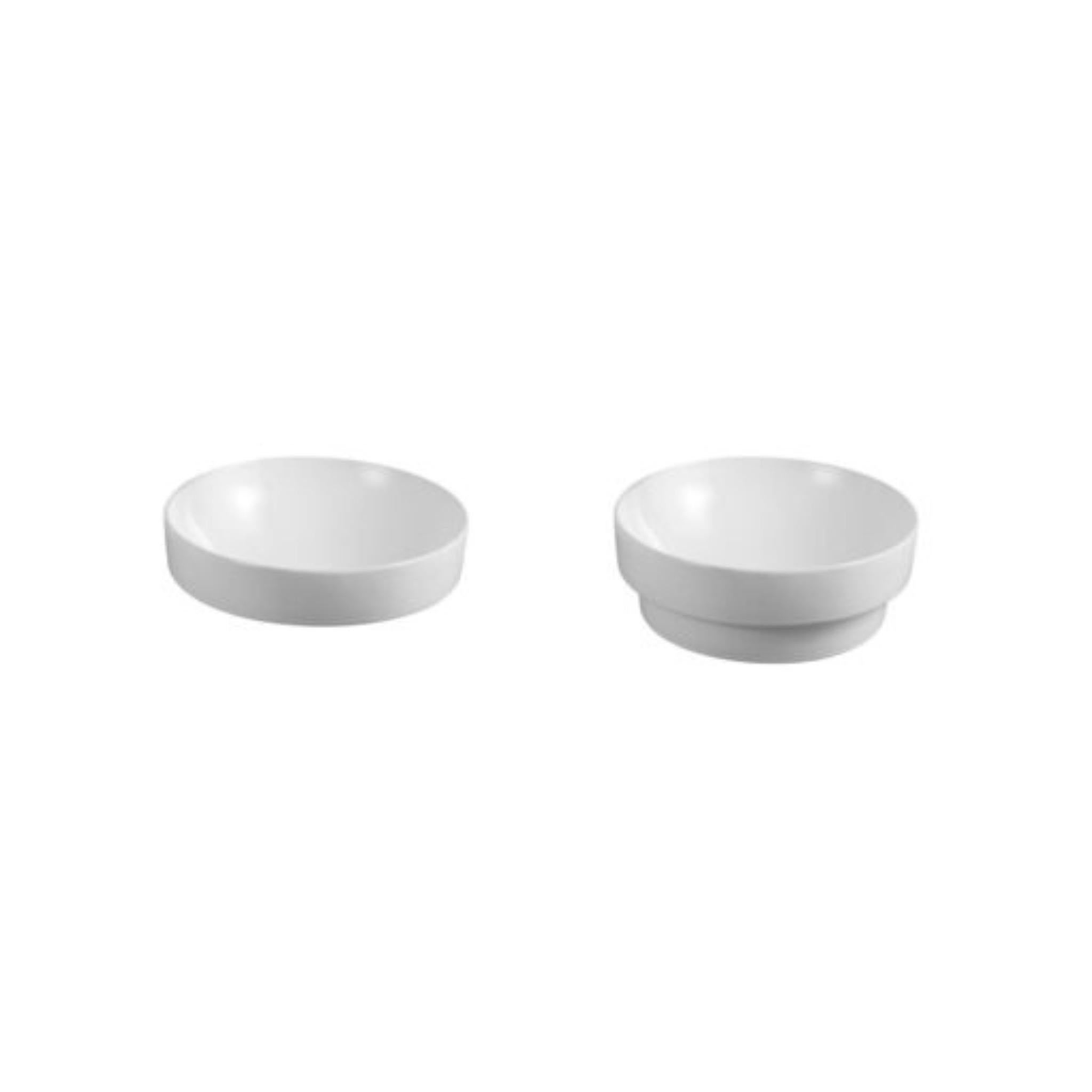 RIVA ROZA SEMI-INSET BASIN MATTE WHITE 370MM