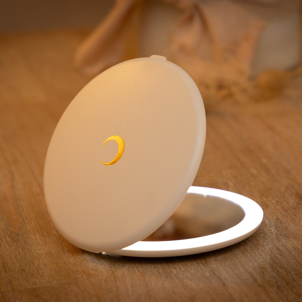 LUNARGLOW LUNA COMPACT LED MIRROR 123X125MM
