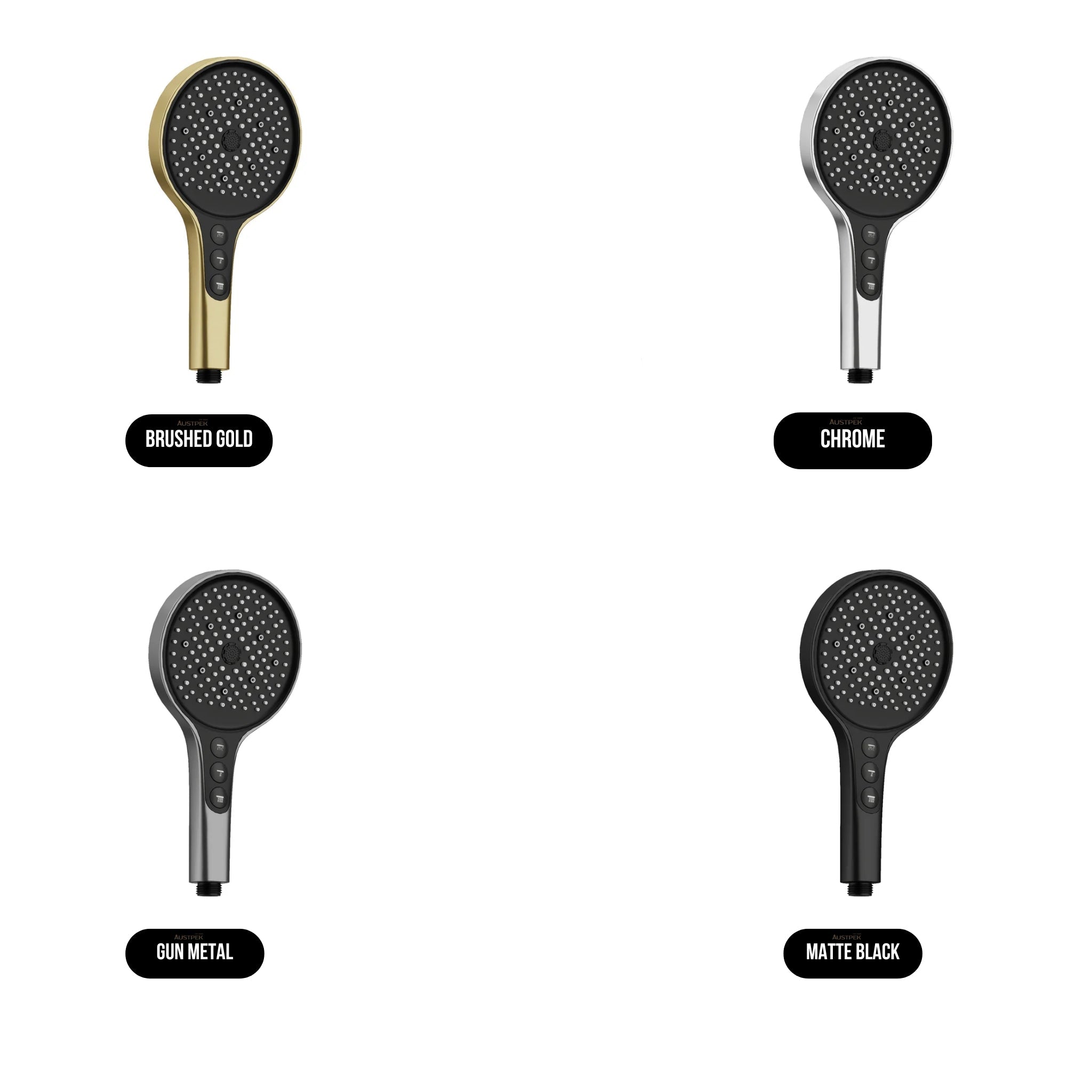 AMOZA 5F HAND SHOWER 265MM GUN METAL