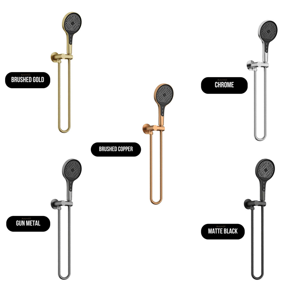 AMOZA HAND SHOWER WALL SHOWER BRACKET KITS 2 PACK BRUSHED COPPER