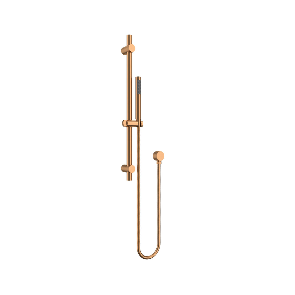 AMOZA HAND SHOWER ON RAIL 2 PACK BRUSHED COPPER