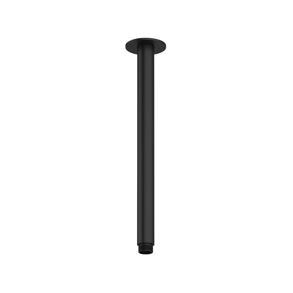AMOZA CEILING SHOWER ARM 300MM MATTE BLACK