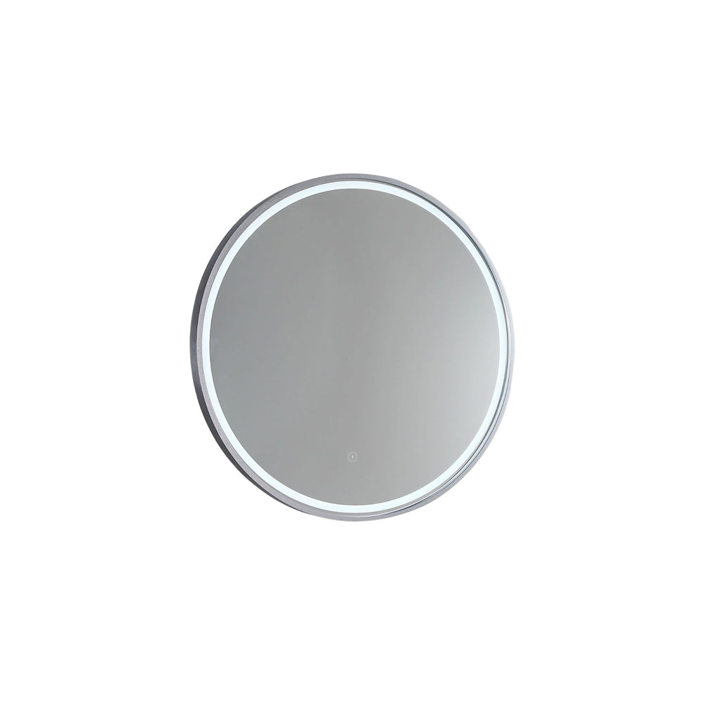 REMER SPHERE FRAMED LED MIRROR CUSTOM COLOURS 600X600MM