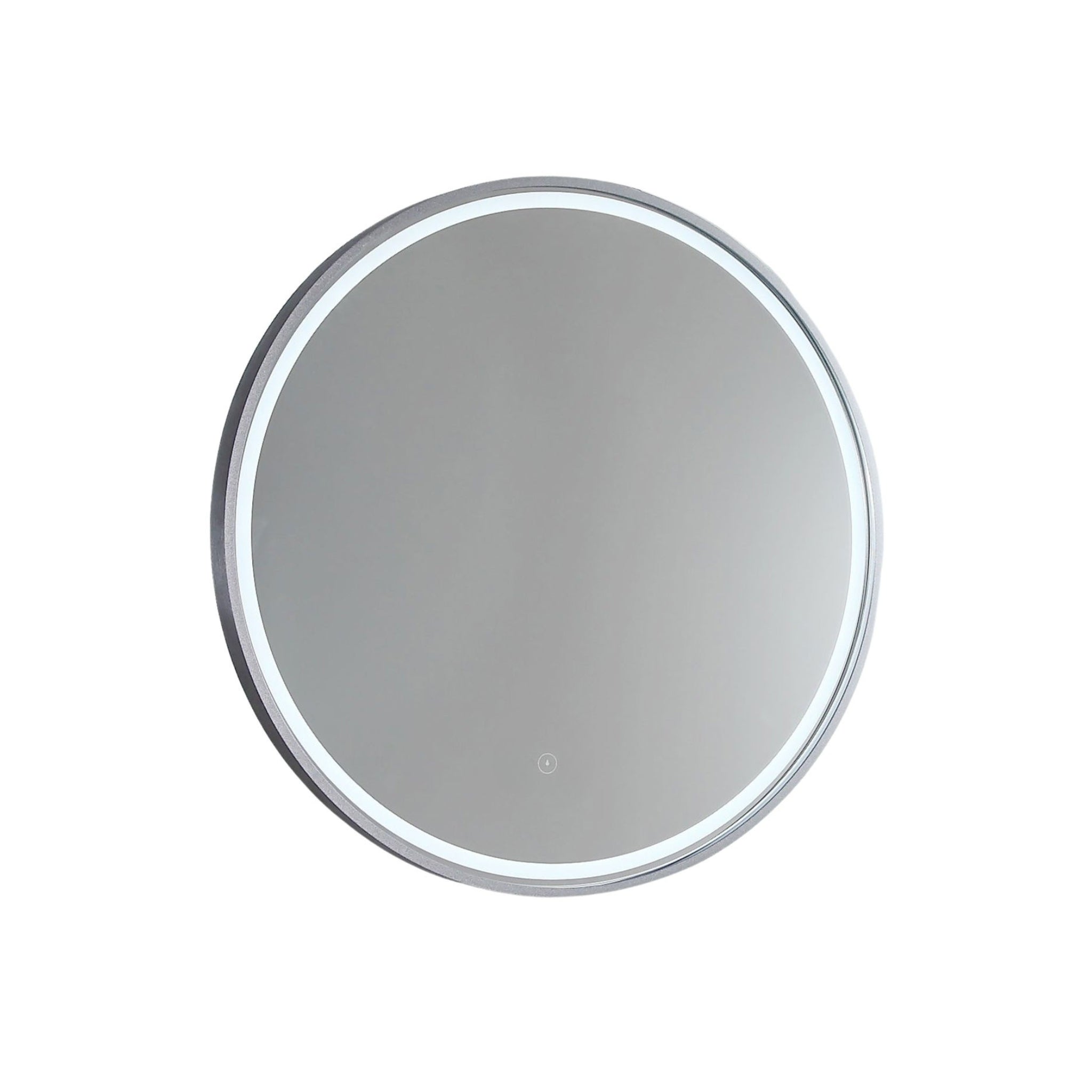 REMER SPHERE FRAMED LED MIRROR CUSTOM COLOURS 800X800MM