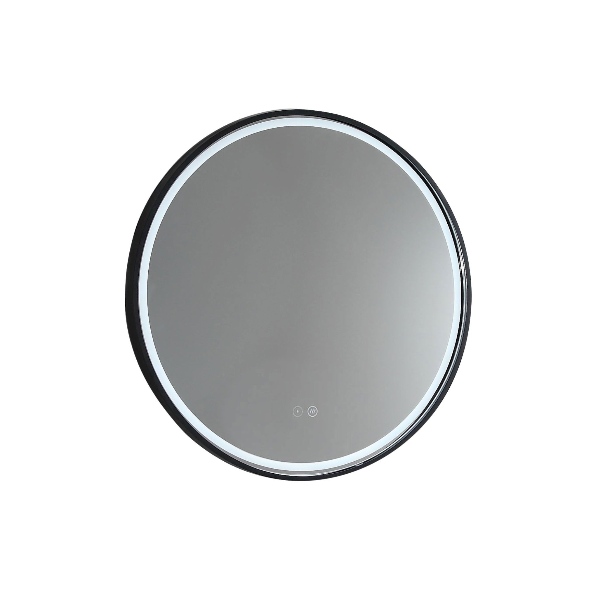 REMER SPHERE FRAMED LED MIRROR WITH DEMISTER CUSTOM COLOURS 800X800MM