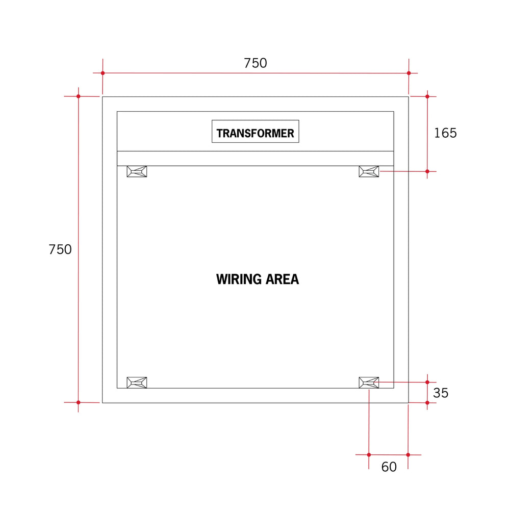 THERMOGROUP ABLAZE PREMIUM S RANGE BACK-LIT MIRROR 900MM