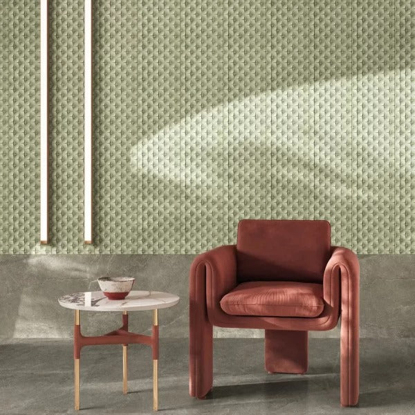 MUSES VUTTON SAGE POLISHED 275X275MM MOSAIC TILE (PER BOX)