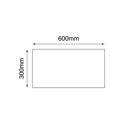 ELITE IMPORTERS SALAMANCA WHITE EXTERNAL 300X600MM RECTANGULAR TILE (PER BOX)