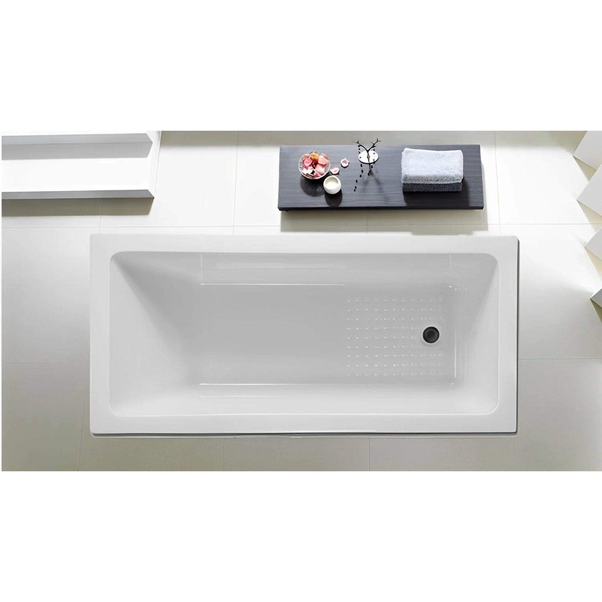 POSEIDON SANDY DROP IN BATHTUB GLOSS WHITE (AVAILABLE IN 1470MM AND 1690MM)