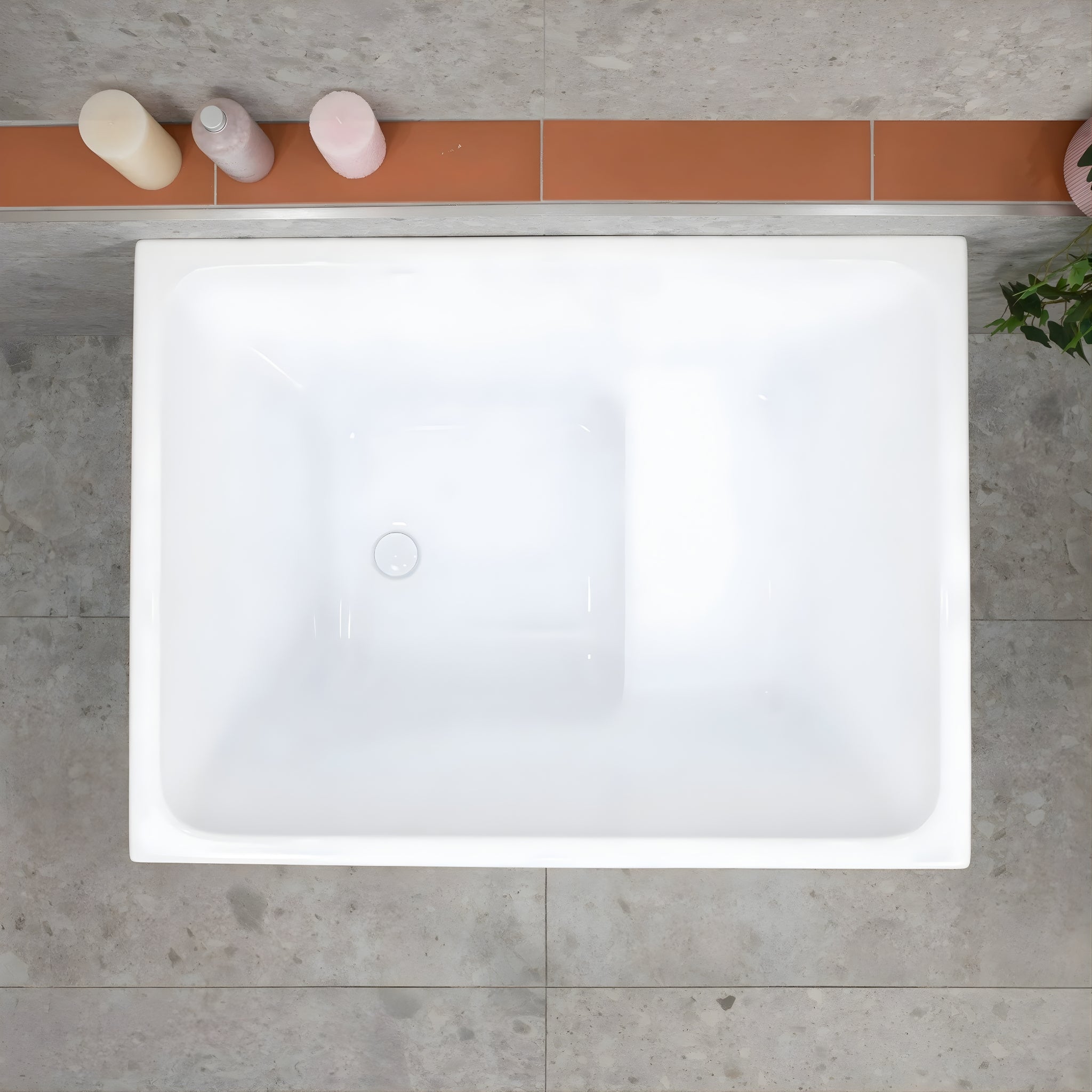 ENFLAIR HICUBE JAPANESE MULTI-FIT BATHTUB GLOSS WHITE (AVAILABLE IN 900MM AND 1000MM)