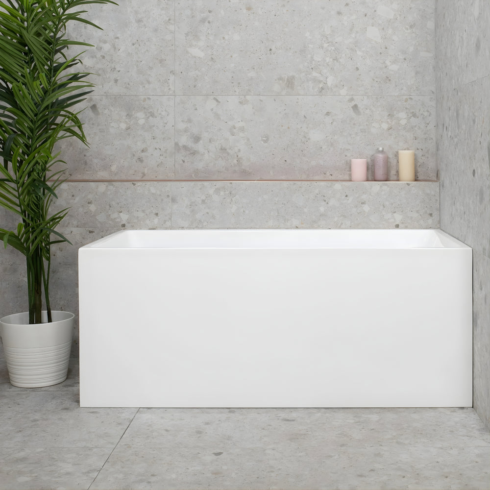 ENFLAIR CUBIX MULTI-FIT BATHTUB GLOSS WHITE (MULTIPLE SIZES AVAILABLE)