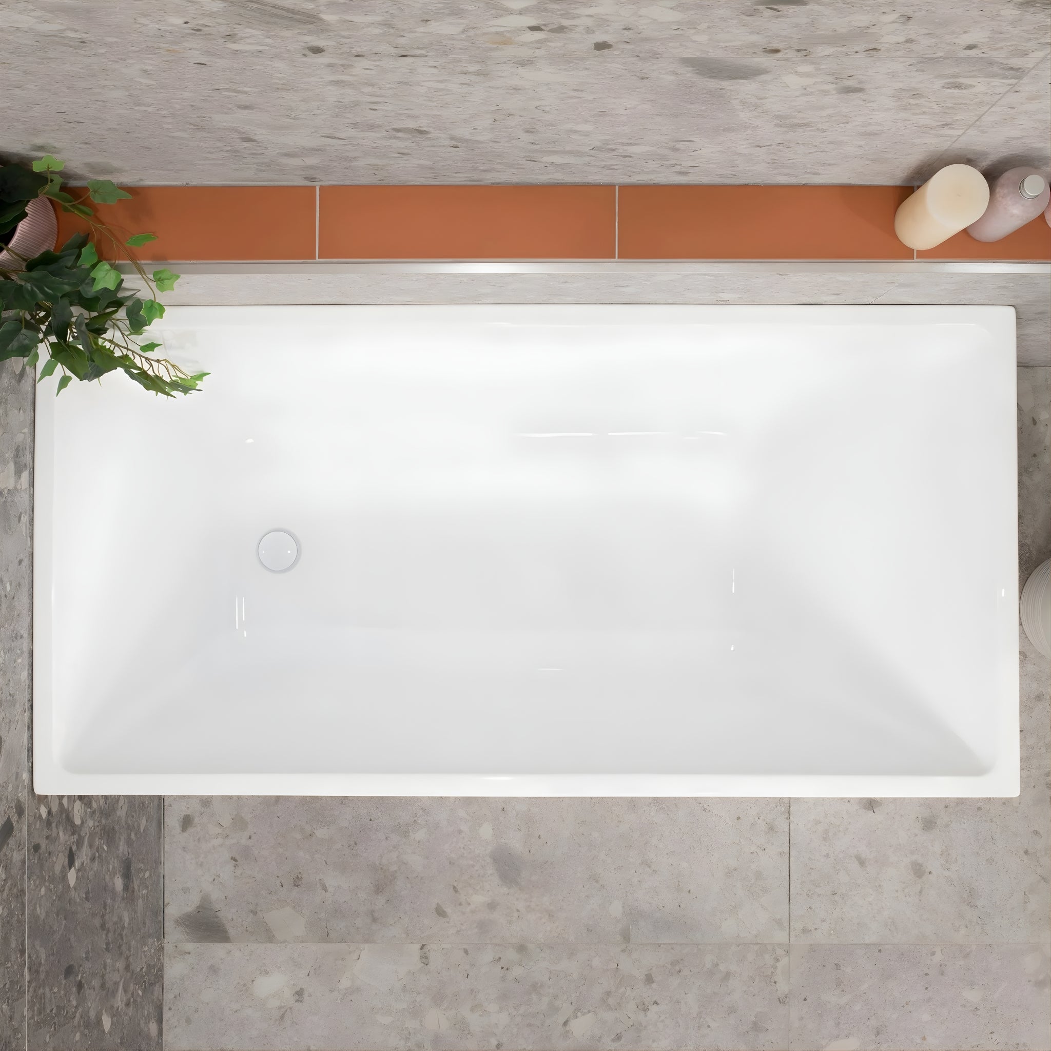 ENFLAIR CUBIX MULTI-FIT BATHTUB GLOSS WHITE (MULTIPLE SIZES AVAILABLE)