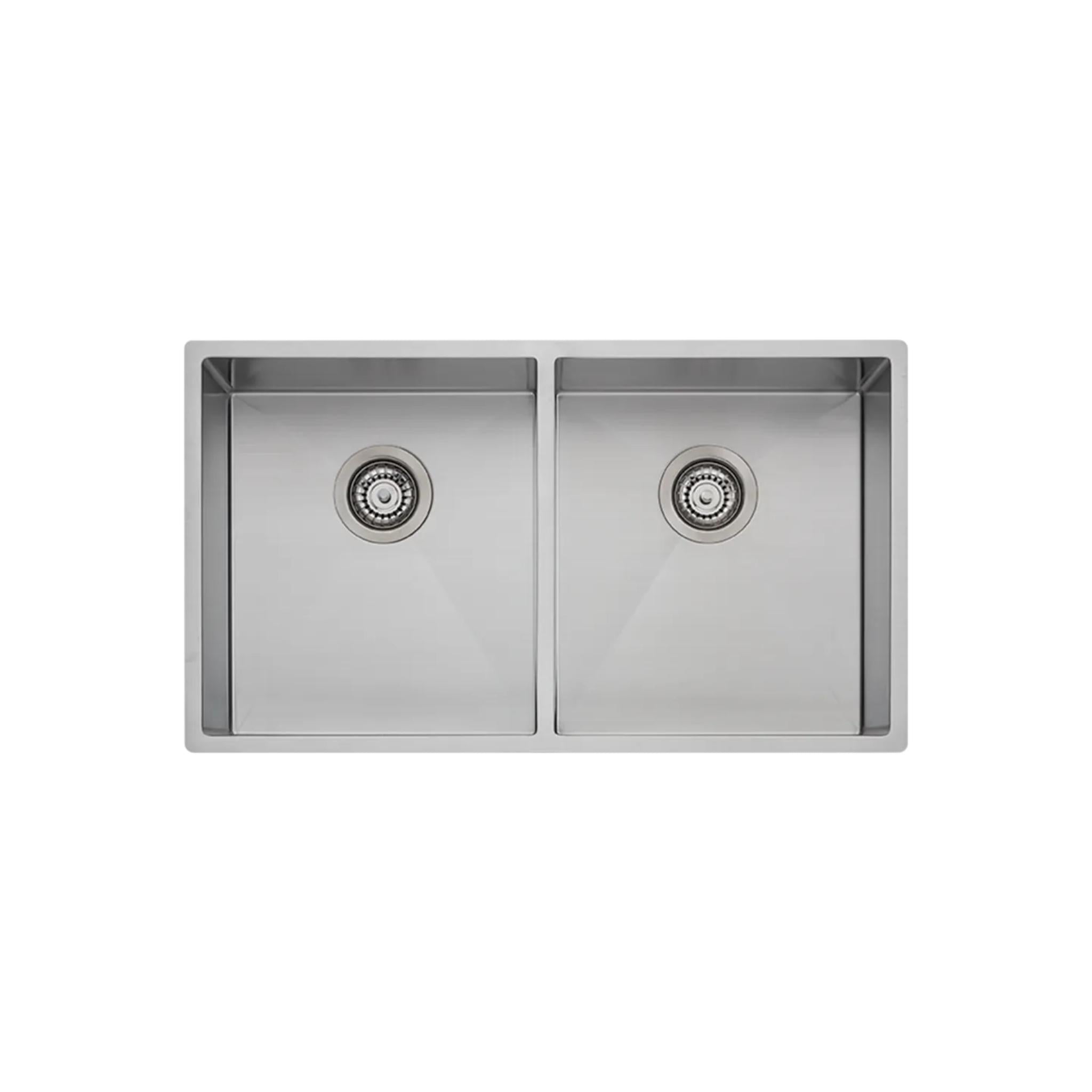 OLIVERI SPECTRA DOUBLE BOWL KITCHEN SINK STAINLESS STEEL 780MM
