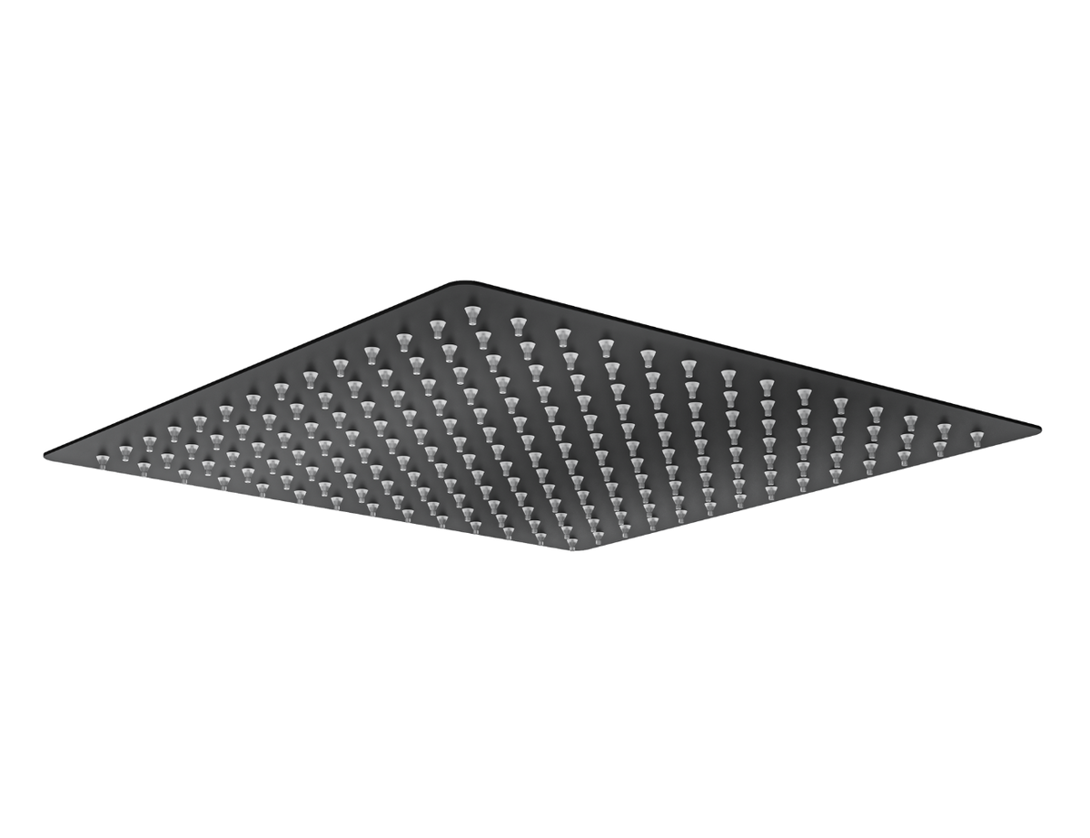 Linsol Scala 300mm Square Shower Head Matte Black
