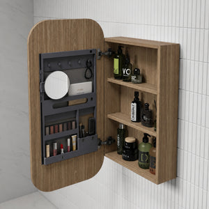 AULIC VIENNA HARVEST OAK SHAVING CABINET 450X900MM