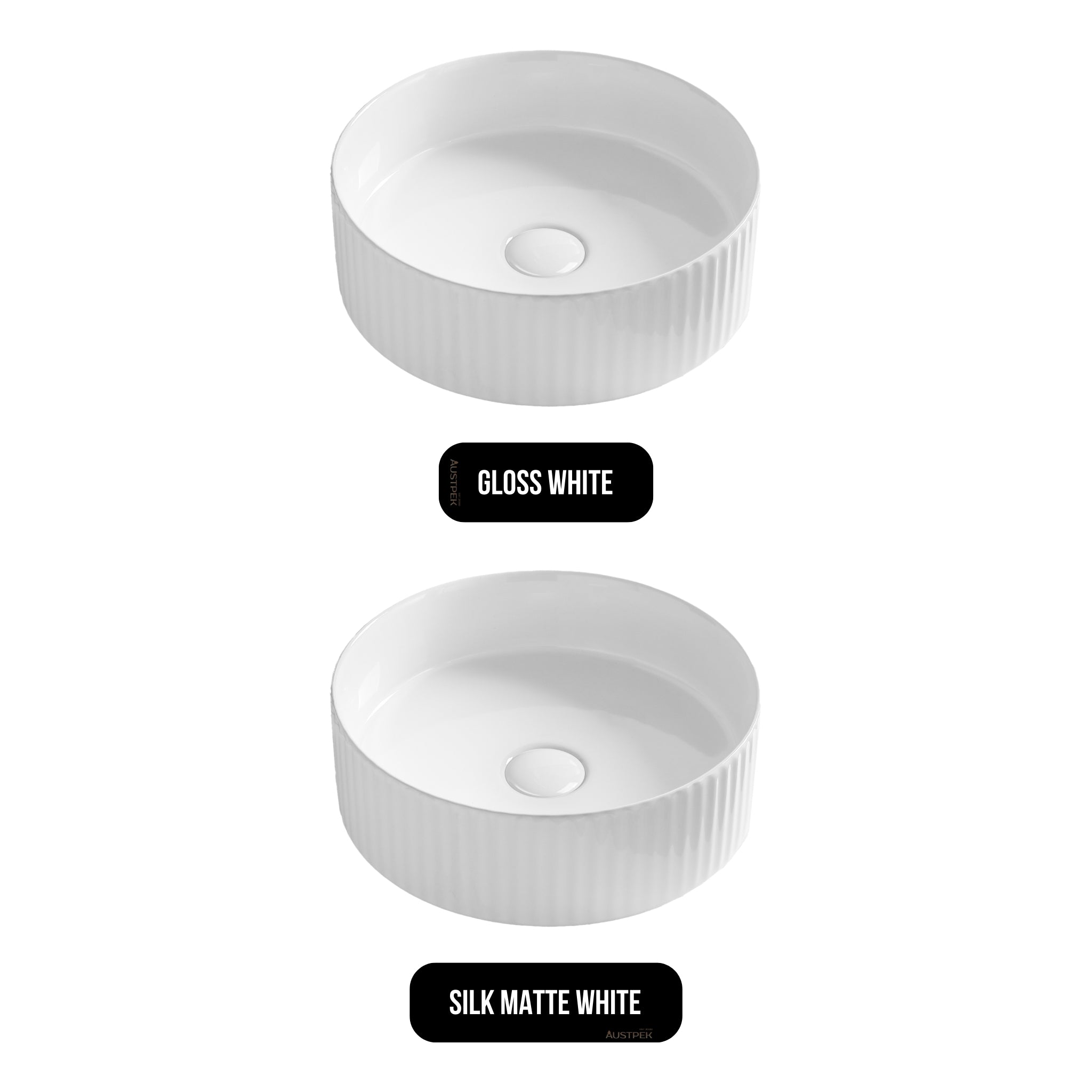 SEIMA CLEO 360 ABOVE COUNTER BASIN SILK MATTE WHITE 360MM