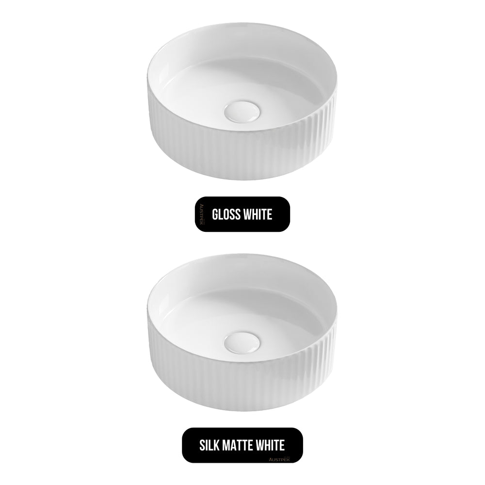 SEIMA CLEO 360 ABOVE COUNTER BASIN GLOSS WHITE 360MM