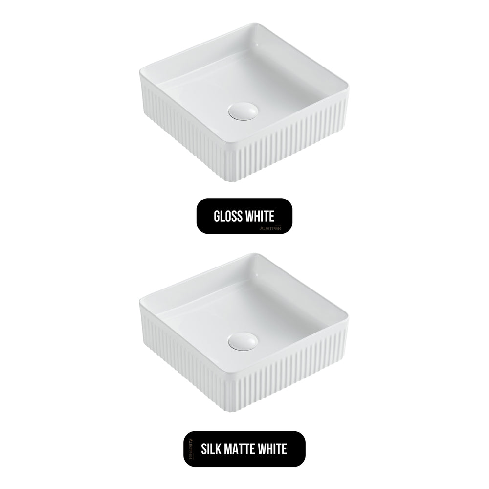 SEIMA CLEO 365 ABOVE COUNTER BASIN GLOSS WHITE 365MM