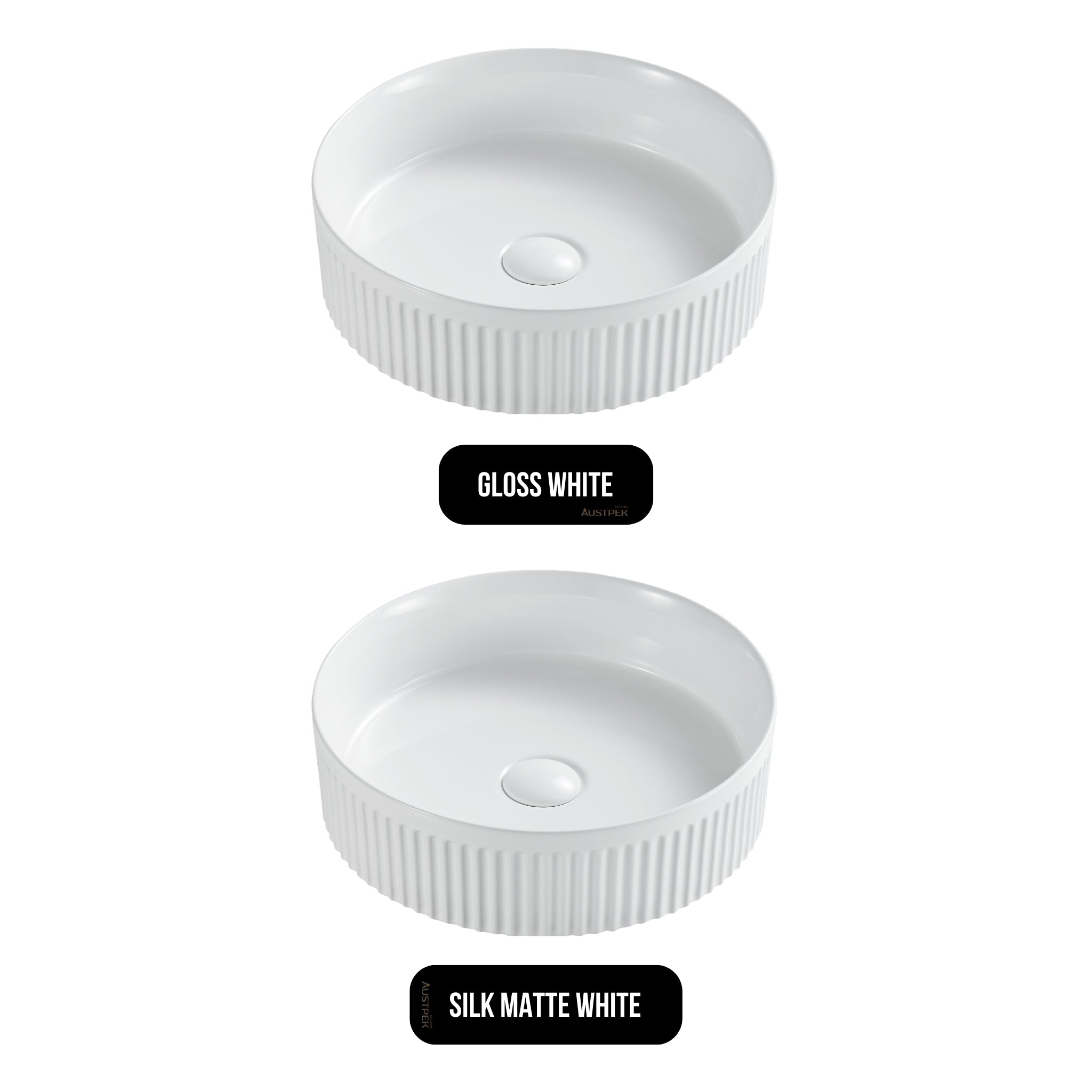 SEIMA CLEO 400 ABOVE COUNTER BASIN SILK MATTE WHITE 400MM