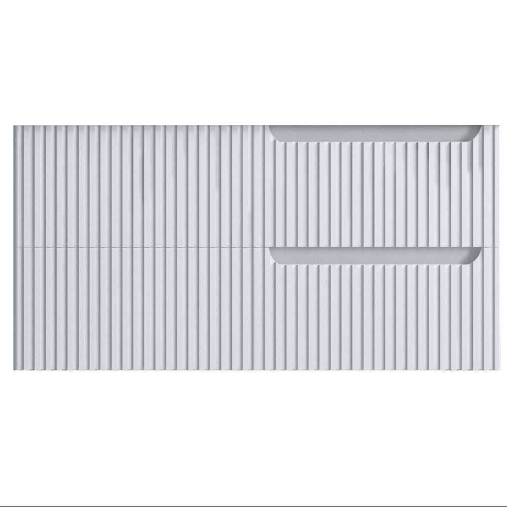 INFINITY SERSI MATTE WHITE 900MM SINGLE BOWL WALL HUNG VANITY
