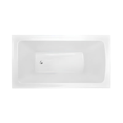 DECINA SHENSEKI INSET BATH GLOSS WHITE (AVAILABLE IN 1395MM AND 1515MM)