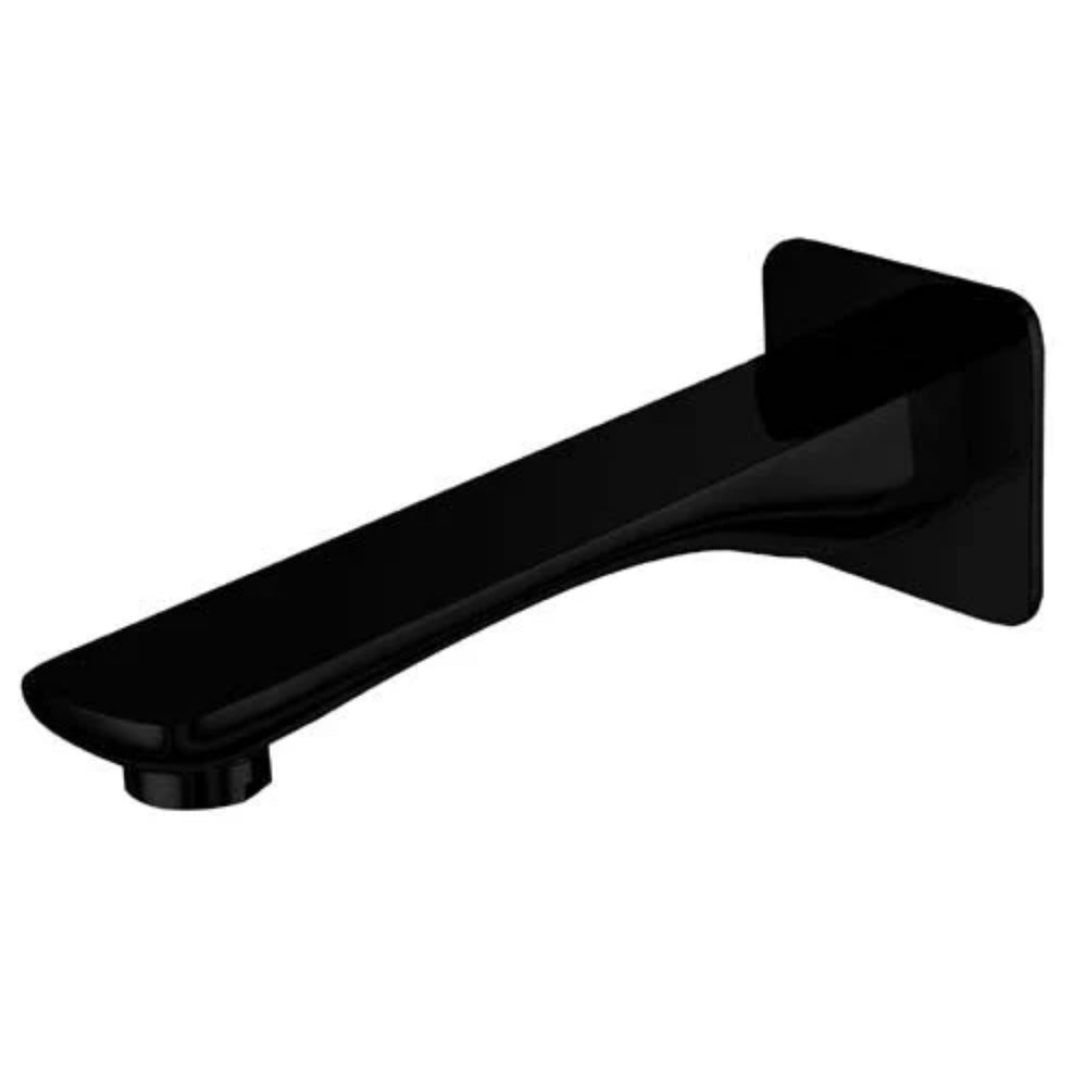TAPART SLEEK BATH OUTLET 200MM BLACK
