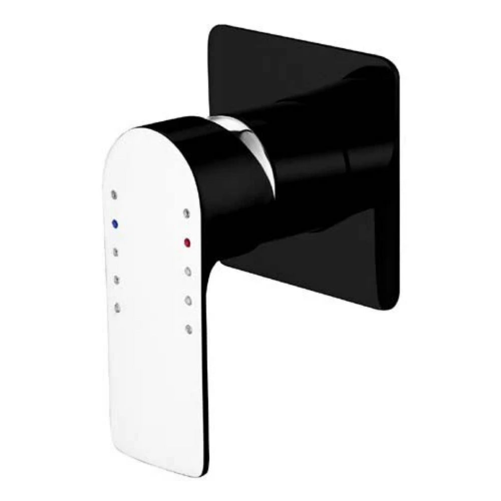 TAPART SLEEK WALL MIXER LUXURY BLACK AND CHROME