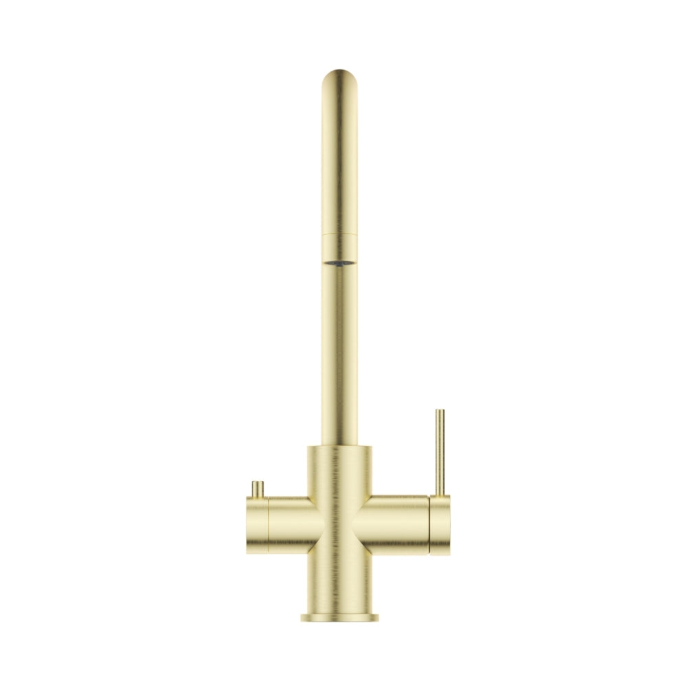 BELLA VISTA MICA 3-WAY FILTER SINK MIXER 380MM FRENCH GOLD