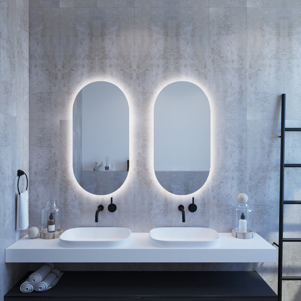 THERMOGROUP ABLAZE PREMIUM SO RANGE BACK-LIT COOL LED MIRROR 445X930MM