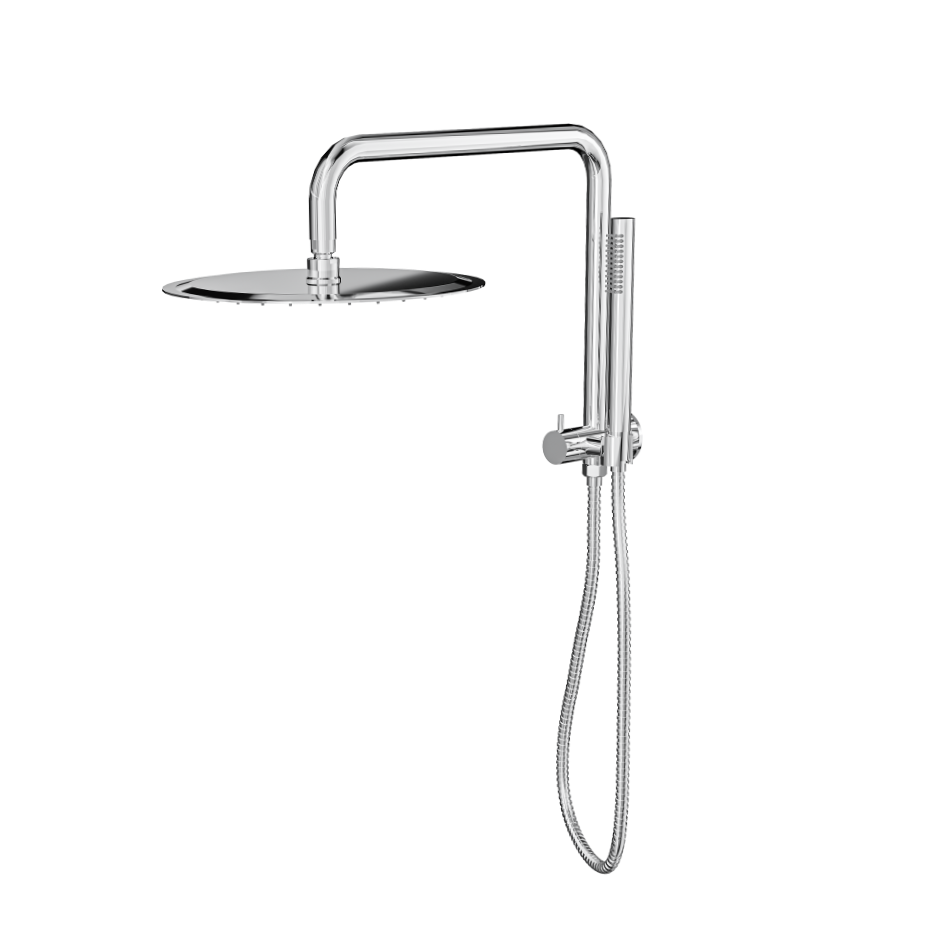 LINSOL SOFIA SHORT SHOWER COMBINATION WITH SLIM HANDPIECE WITH 300MM ROUND HEAD CHROME