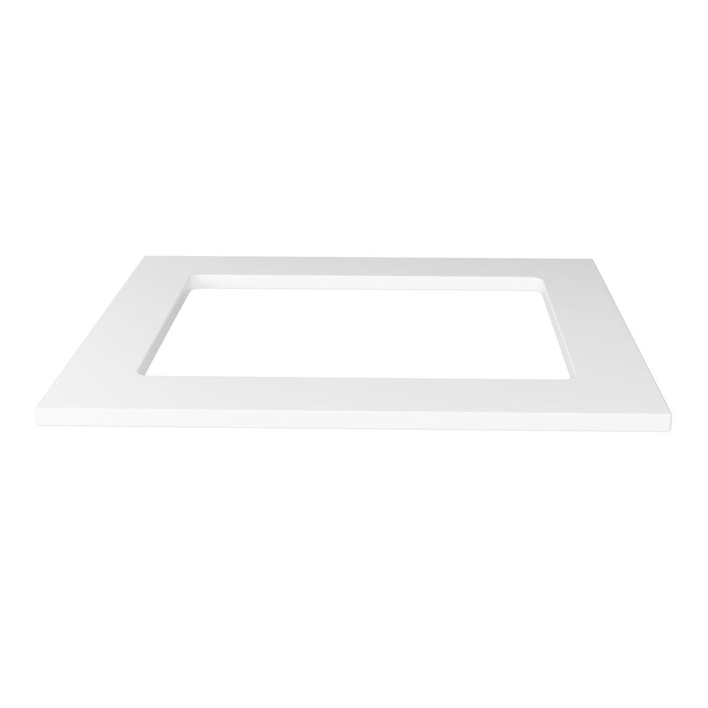 OTTI SOLID SURFACE MATTE WHITE 650MM LAUNDRY STONE TOP