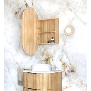 OTTI NOOSA WOODLAND OAK SHAVING CABINET 450X900MM