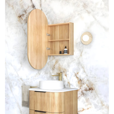 OTTI NOOSA WOODLAND OAK SHAVING CABINET 450X900MM