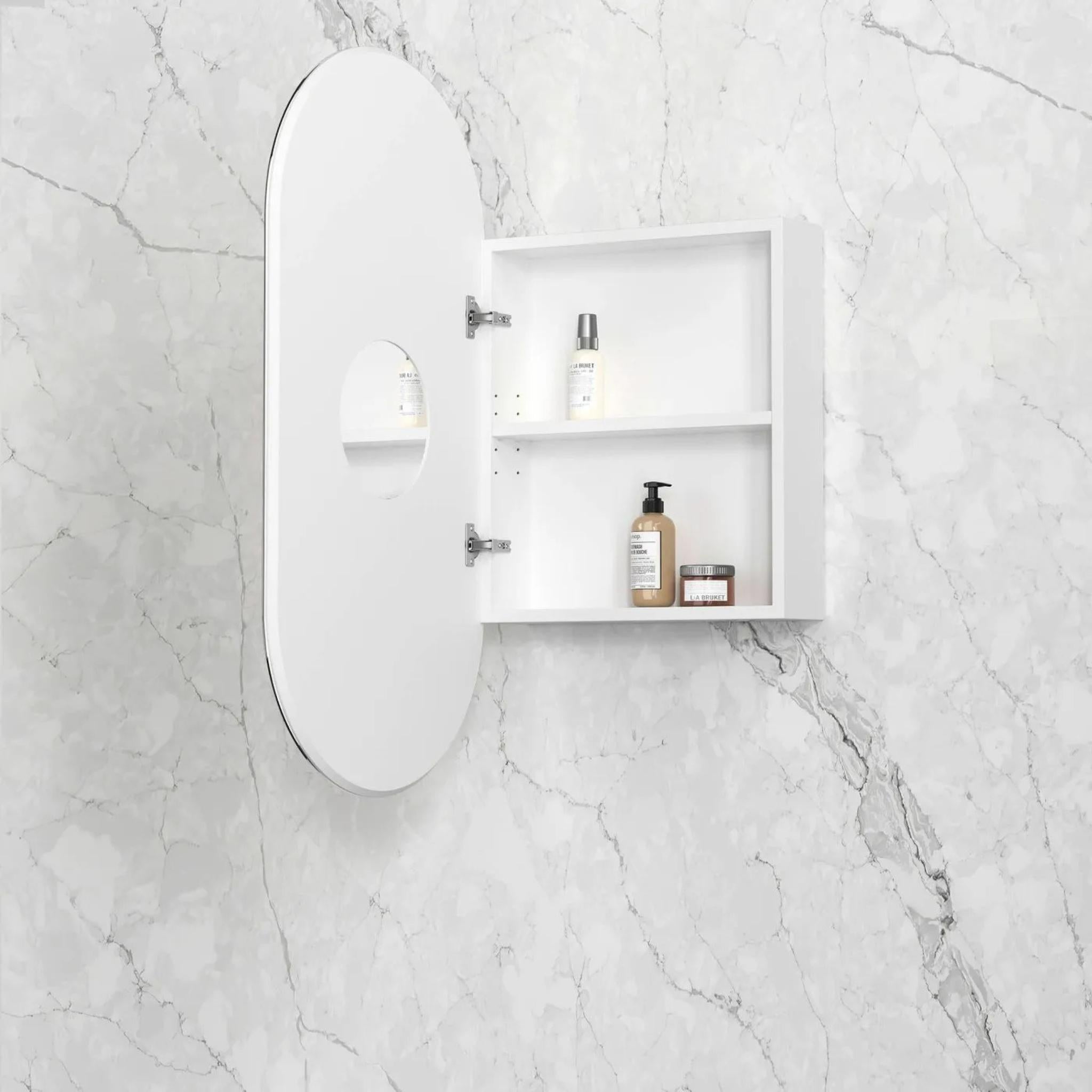 OTTI NOOSA MATTE WHITE SHAVING CABINET 450X900MM