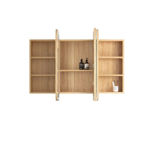 OTTI NEWPORT WOODLAND OAK SHAVING CABINET 1200X750MM