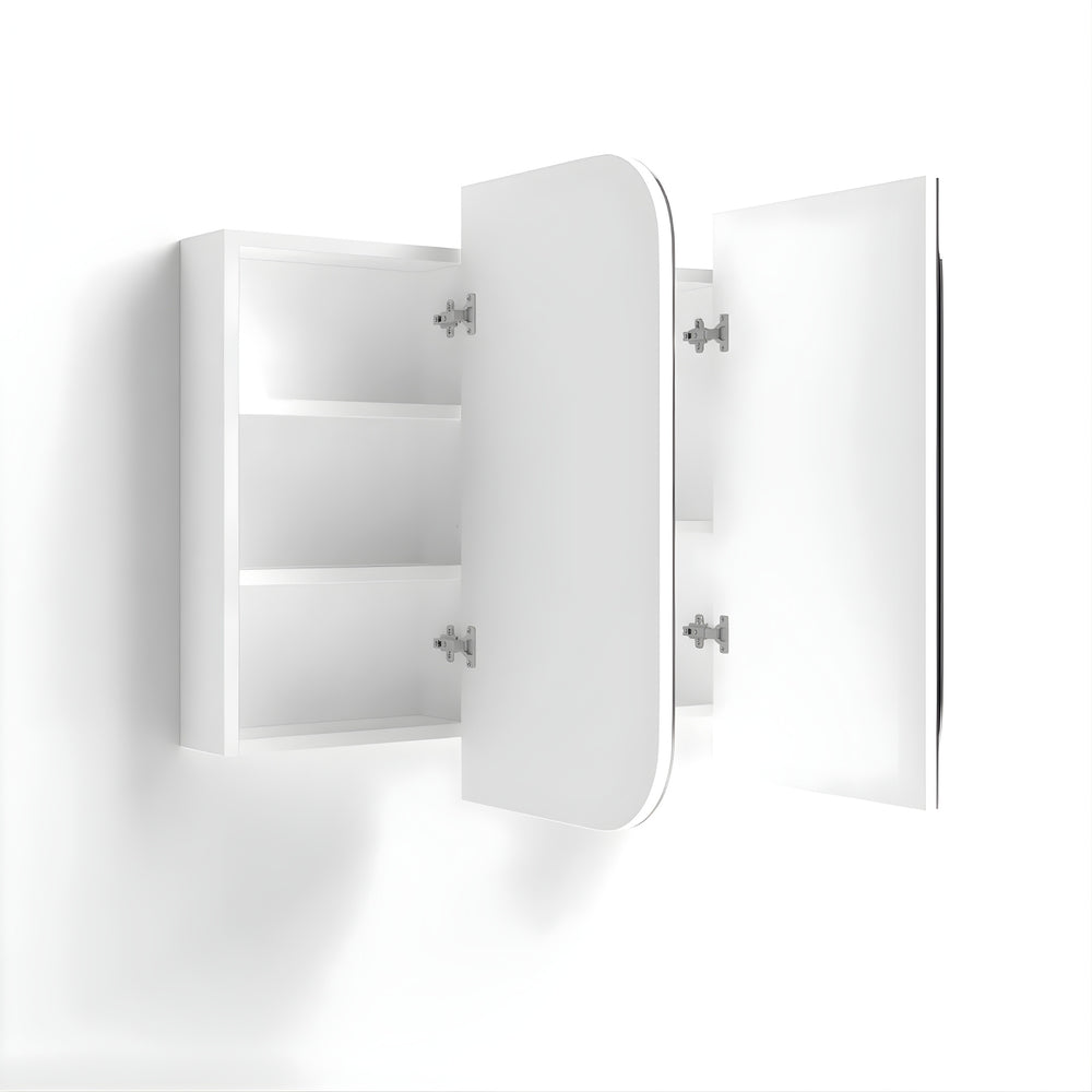 OTTI NEWPORT MATTE WHITE SHAVING CABINET 1200X750MM