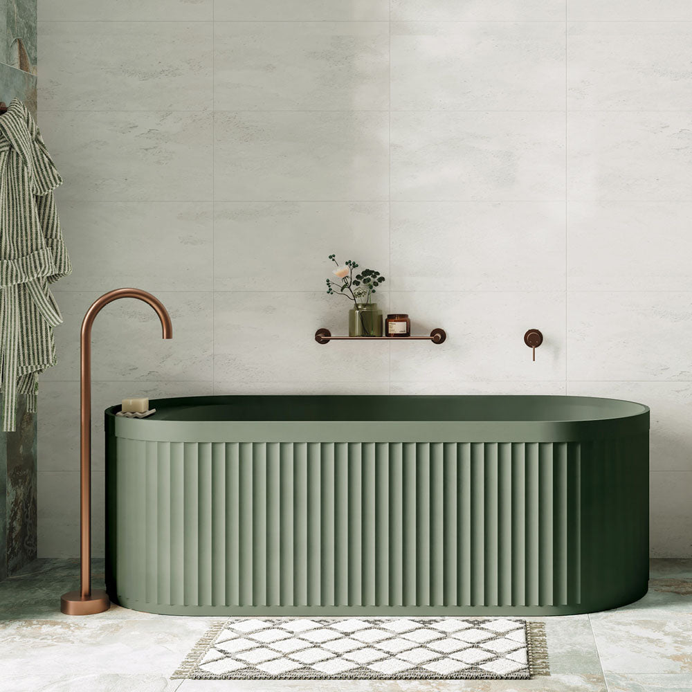 FIENZA MINKA SOLID SURFACE FREESTANDING BATHTUB FOREST 1710MM