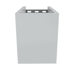 DUROCLASS STADIUM BASIN SHROUD 215MM GLOSS WHITE