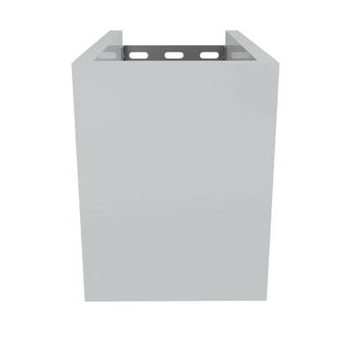 DUROCLASS STADIUM BASIN SHROUD 215MM GLOSS WHITE