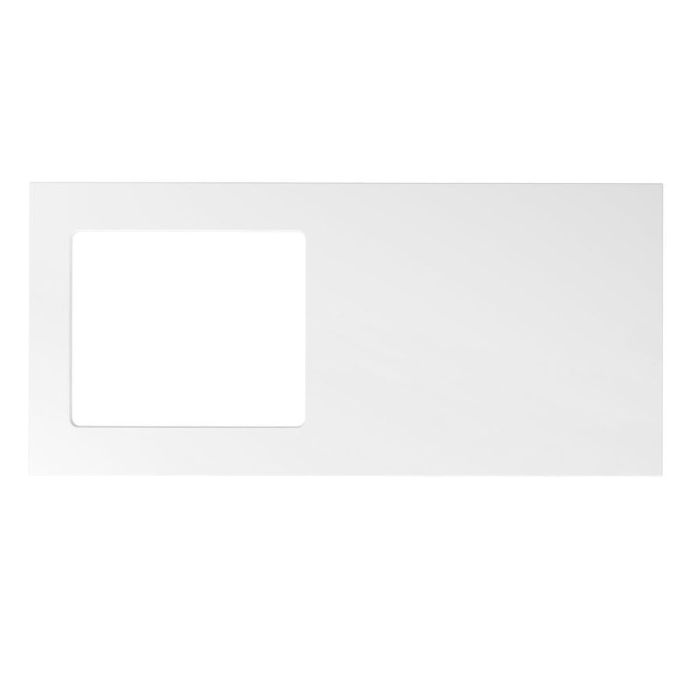 OTTI SOLID SURFACE MATTE WHITE 1300MM LAUNDRY STONE TOP