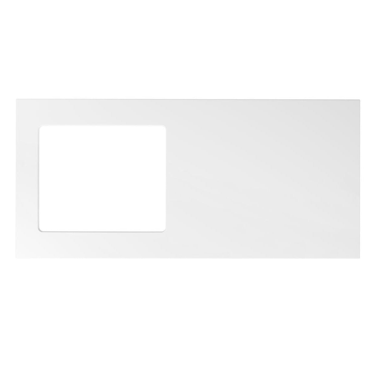 OTTI SOLID SURFACE MATTE WHITE 1300MM LAUNDRY STONE TOP