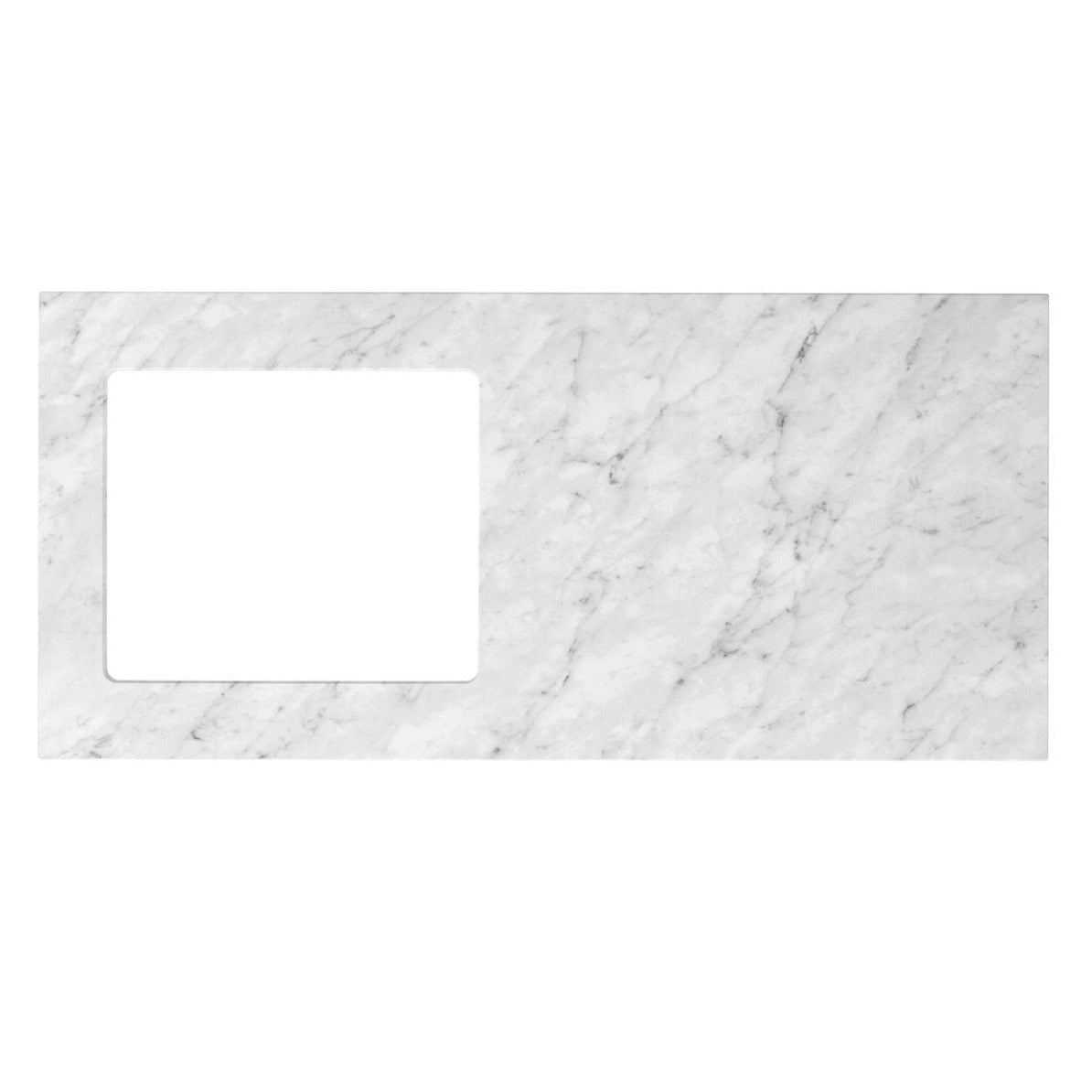OTTI NATURAL CARRARA WHITE 1300MM LAUNDRY MARBLE STONE TOP