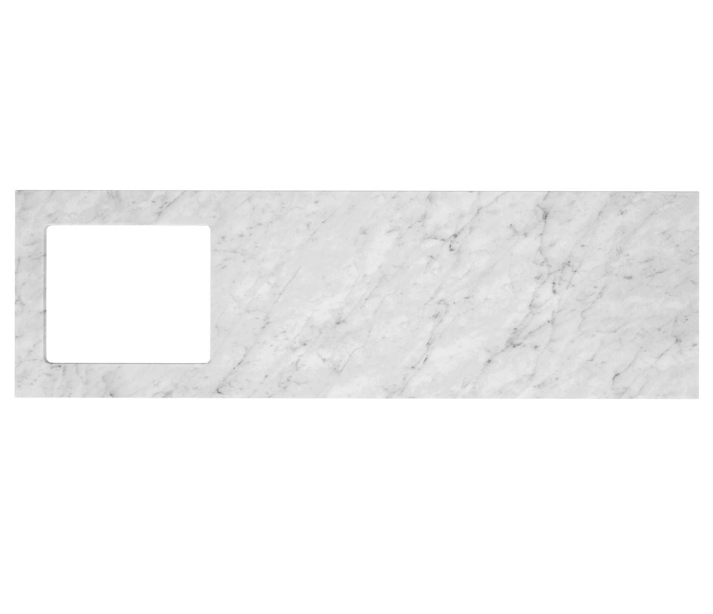OTTI NATURAL CARRARA WHITE 1960MM LAUNDRY MARBLE STONE TOP