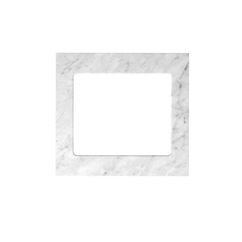 OTTI NATURAL CARRARA WHITE 650MM LAUNDRY MARBLE STONE TOP