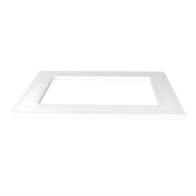 OTTI SOLID SURFACE PURE WHITE 650MM LAUNDRY STONE TOP