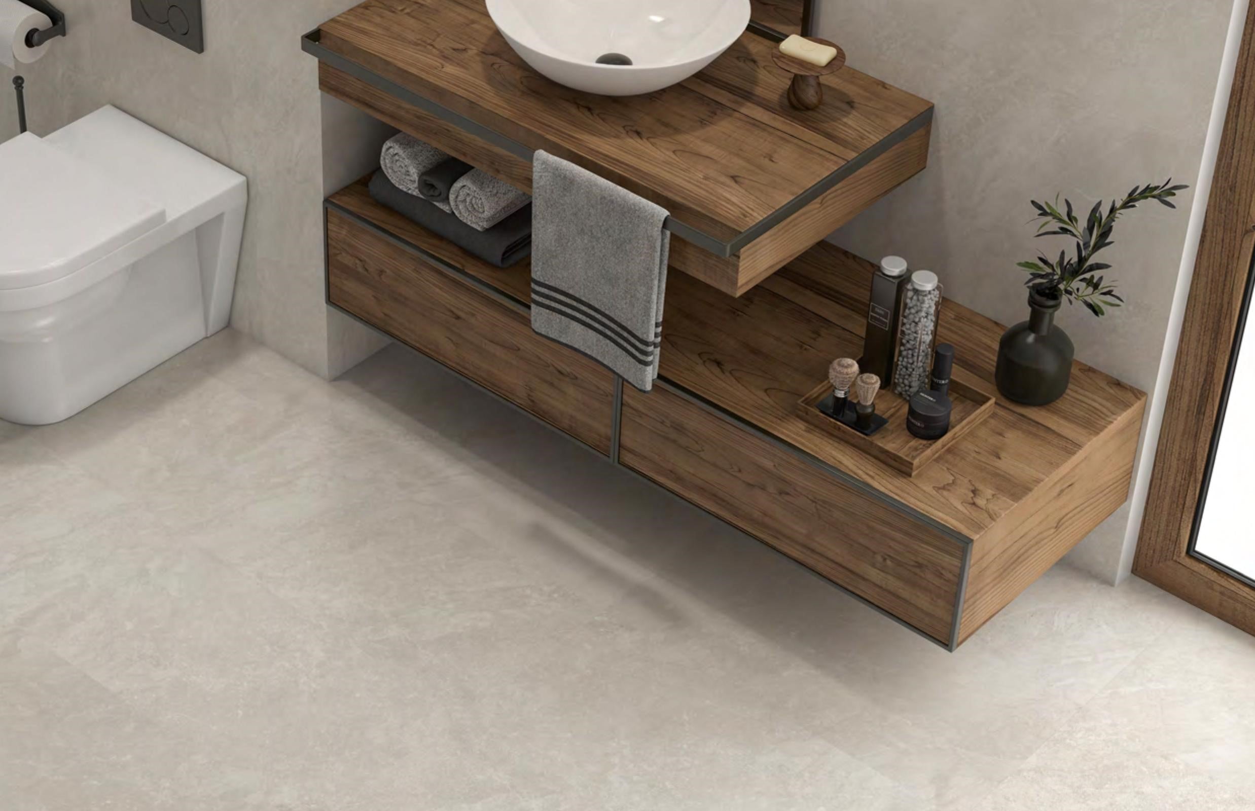 ELITE IMPORTERS STONE 2.0 WHITE MATTE 300X600MM RECTANGULAR TILE (PER BOX)