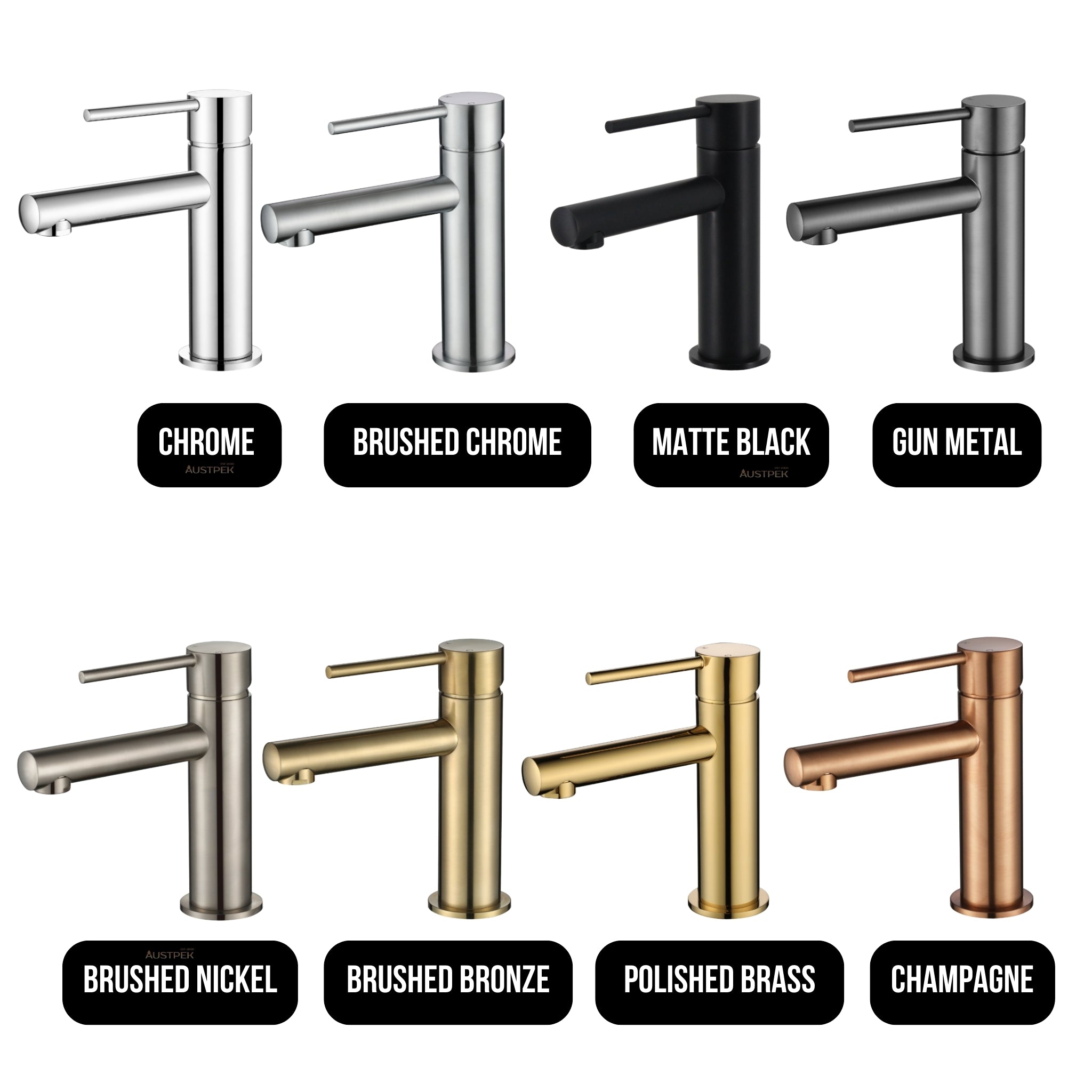 MODERN NATIONAL STAR MINI BASIN MIXER 158MM BRUSHED BRONZE