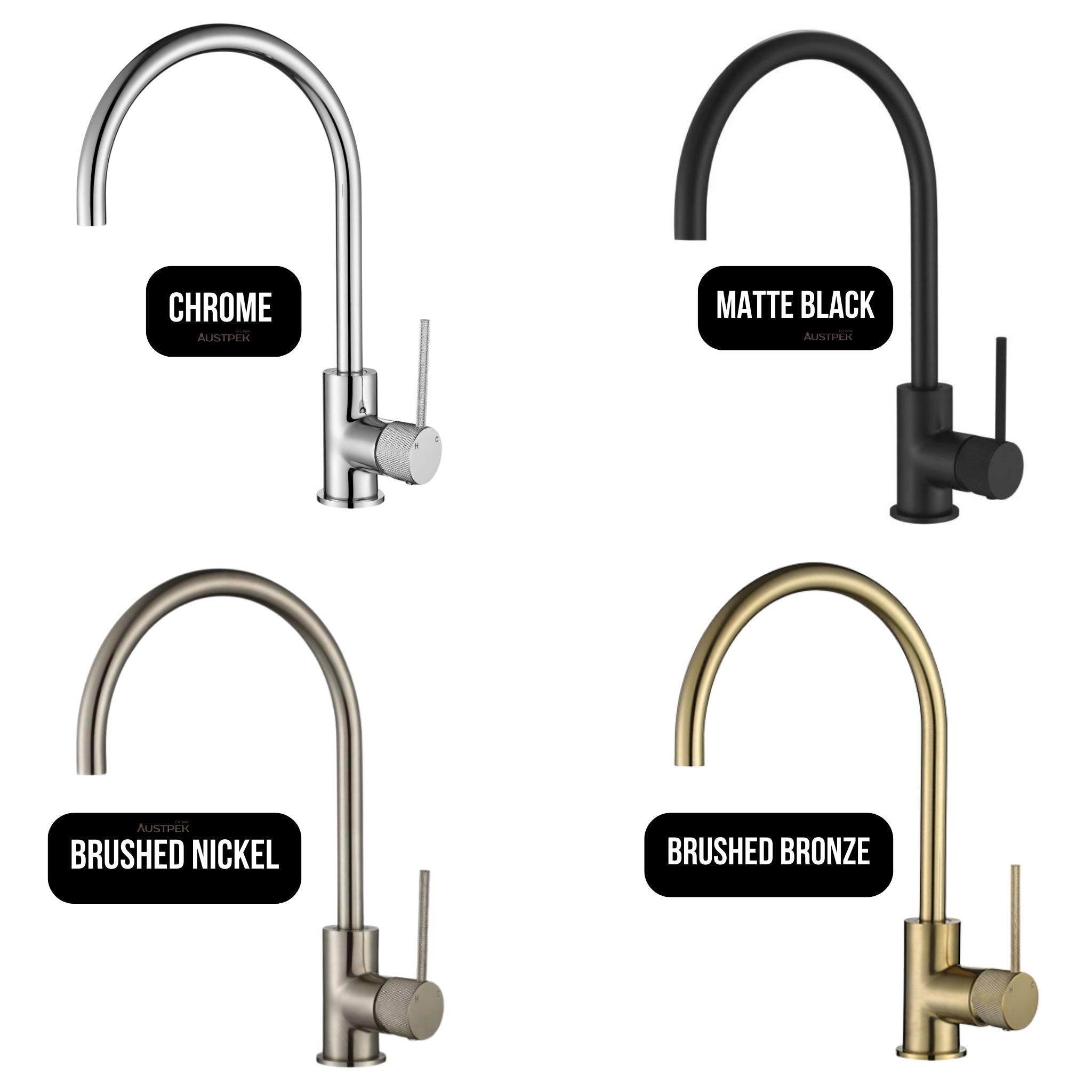 MODERN NATIONAL STAR MINI KITCHEN MIXER MIXER WITH KNURLED HANDLE 340MM CHROME