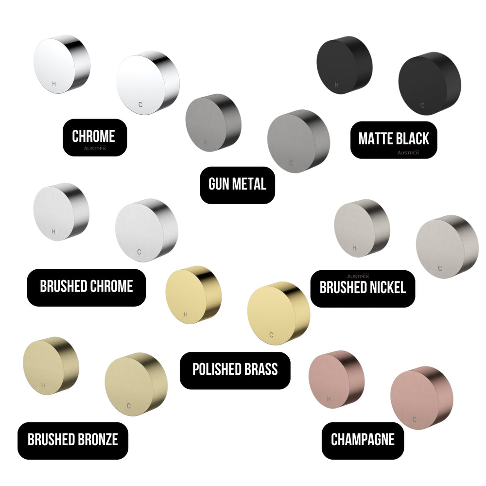 MODERN NATIONAL STAR MINI WALL TOP ASSEMBLIES CHROME