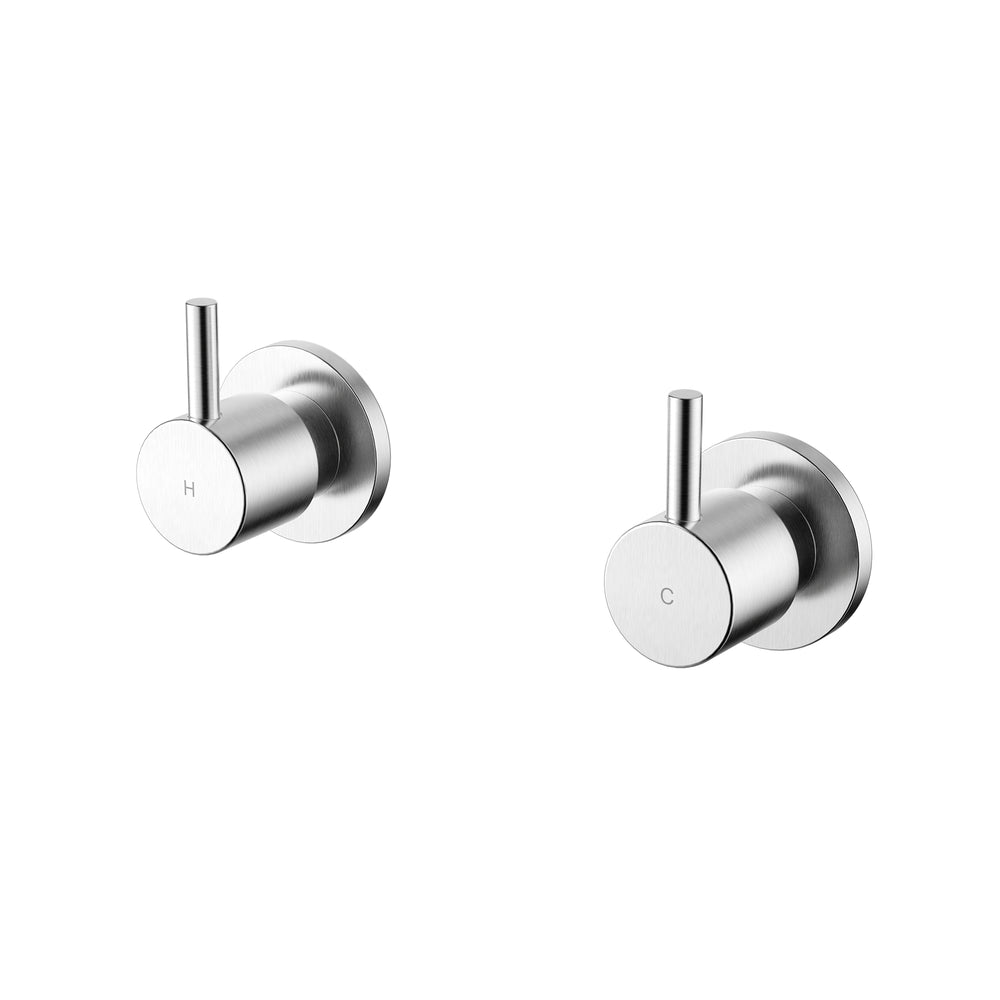 MODERN NATIONAL STAR MINI WALL TOP ASSEMBLIES BRUSHED CHROME